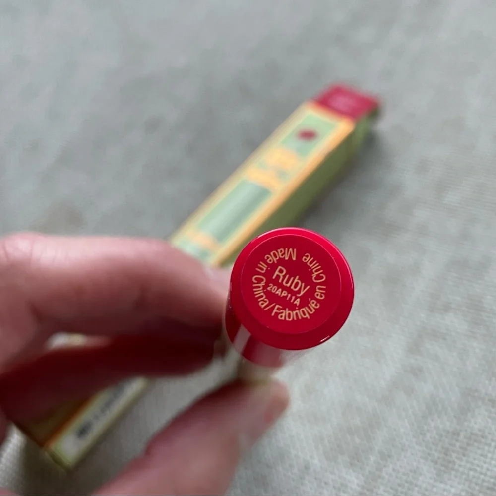 NEW LipGlow Tinted Lip Balm color RUBY Pixi by Petra NIB